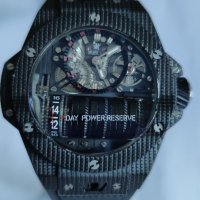 Мъжки луксозен часовник Hublot MP-11 Power Reserve 14 days 3D Carbon , снимка 4 - Мъжки - 36619549