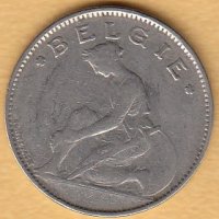 1 франк 1922(холандска легенда), Белгия, снимка 2 - Нумизматика и бонистика - 38514262