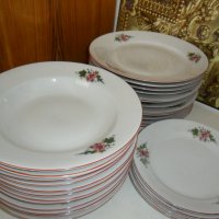 Български порцеланови чинии, снимка 1 - Чинии - 34526949