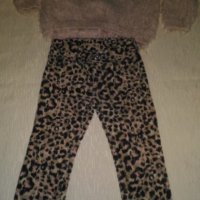 Джинси и блуза H&M, снимка 1 - Детски панталони и дънки - 30677930