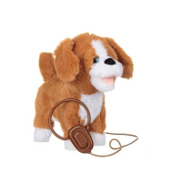 Механично кученце, което ходи, лае и маха с опашка, с кабел за управление 70 см, 26x16x26 cm, снимка 3 - Други - 44734168