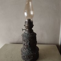 Стара газова (газена )лампа, снимка 1 - Други ценни предмети - 44296720