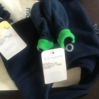 Mothercare шапка, шал, ръкавички, снимка 3 - Комплекти за бебе - 30755744