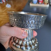 Сребърна чаша сребърен бокал, снимка 10 - Антикварни и старинни предмети - 39181667