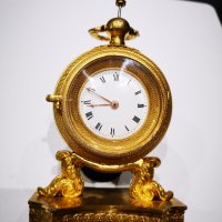 RRR-Настолен( DESK CLOCK)часовник-1/4 репетир(1780г.каретен часовник, снимка 3 - Джобни - 31231969