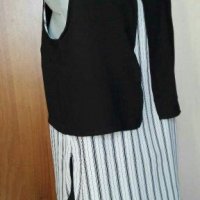 Дамска блуза/топ, в черно и бяло🍀👗M р-р🍀👗арт.3056, снимка 1 - Корсети, бюстиета, топове - 33905377