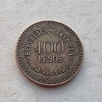 Монети. Колумбия. 100, 200, 500  и 1000 песо . , снимка 3 - Нумизматика и бонистика - 38534480