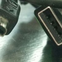 USB 2.0 A мъжки към мини 4P мъжки кабел, 6FT, снимка 1 - Кабели и адаптери - 30505702