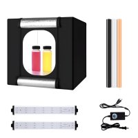 Професионална Фотографска Кутия 80 см | Димируемо LED осветление | PVC, снимка 12 - Чанти, стативи, аксесоари - 44317337