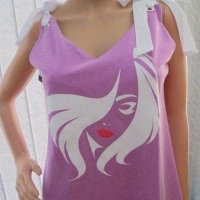 летна рокличка в лилаво, снимка 3 - Рокли - 37548097