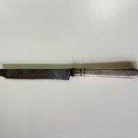 Стар сребърен нож №1532, снимка 1 - Антикварни и старинни предмети - 35160897