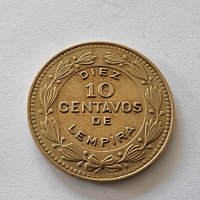 Монета 2. Латинска Америка. Хондурас .10 сентавос. 1989 година., снимка 2 - Нумизматика и бонистика - 37198010