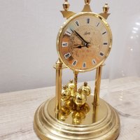 Немски настолен кварцов часовник с колба, снимка 5 - Антикварни и старинни предмети - 38333403