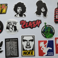 Stickers/Лепенки Punk Rock & Rock n Roll Bands, снимка 3 - Други - 44685906