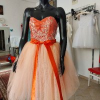 луксозна бална официална рокля с много обем 2 в 1, снимка 7 - Рокли - 36631462