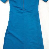 Синьо- зелена рокля , снимка 2 - Рокли - 30210255