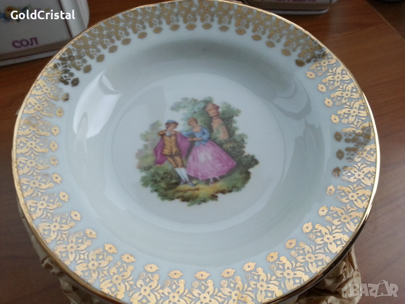 Български порцелан чинии дълбоки, снимка 1