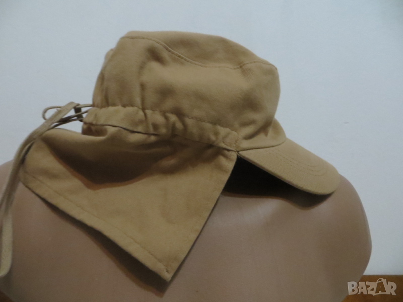 Шапка за риболов и дейности на открито Field cap with neck protection, снимка 1