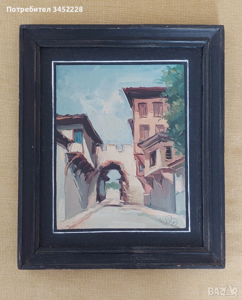 картина върху дървена плоскост 30см 25см за ценители , снимка 1