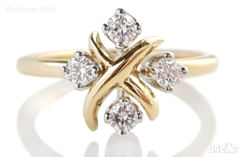 Tiffany & Co оригинален пръстен с диаманти, снимка 1