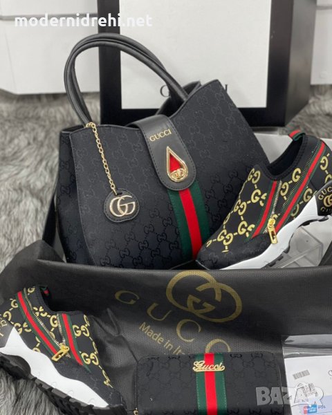 Дамски спортни обувки портфейл и чанта Gucci код 104, снимка 1