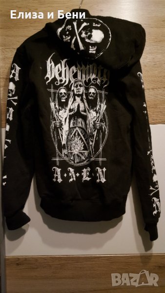 оригинален суичер худи с цип Behemoth модел Amen hoodie, снимка 1