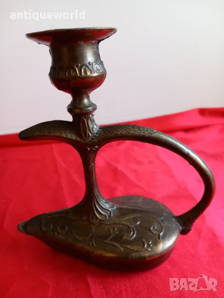 Рядка Маслена Лампа със Свещник , Тамянник, снимка 1
