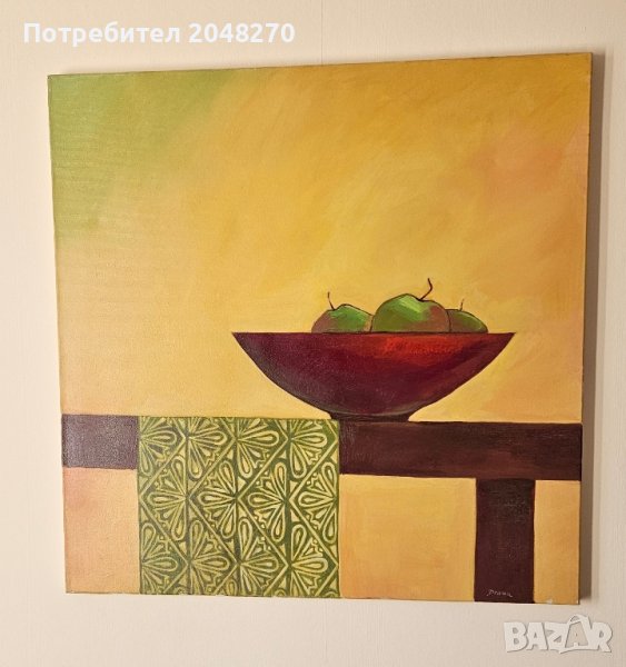 Картина 60×60 см Рисувана с Подпис на автора. , снимка 1