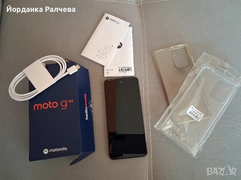 Мобилен телефон Motorola g 04, снимка 1