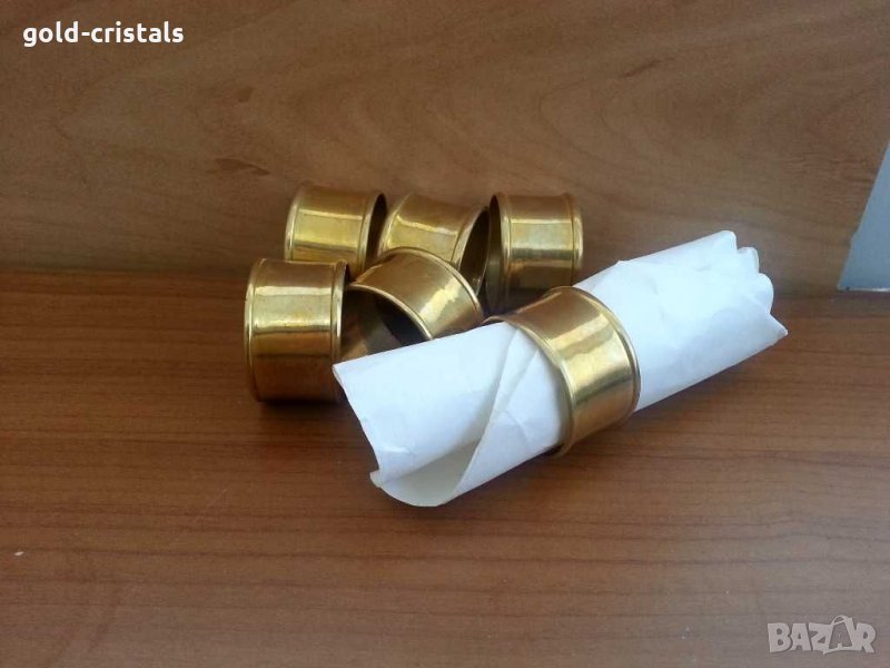 пръстени за салфетки халки бронз месинг , снимка 1