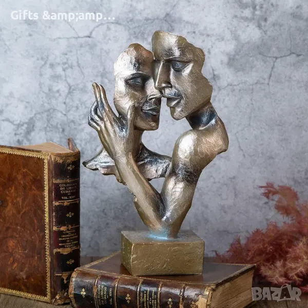 Настолна декорация Влюбени - от полирезин, снимка 1