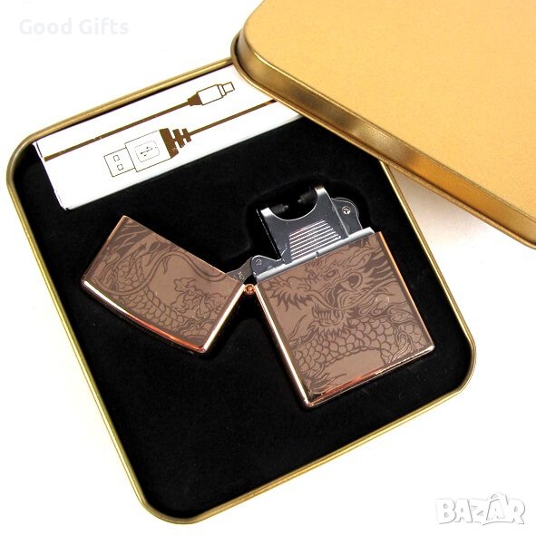 Луксозна USB запалка , Дракон, снимка 1