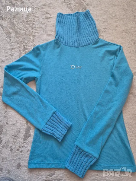 Син пуловер , снимка 1