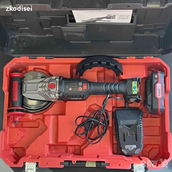 Акумулаторен ъглошлайф Parkside - PPWSFA 20-Li A2, снимка 1