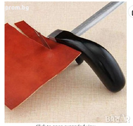 метален инструмент за рязане на кожени ленти, ремъци, колани, снимка 1