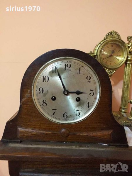 Английски каминен часовник профилактиран с ключ, снимка 1