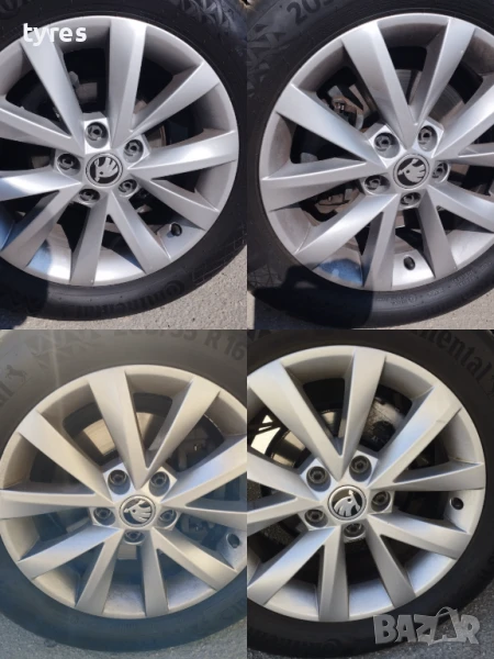 16 цола оригинални джанти+гуми за Skoda Octavia (2014-2020) / Шкода Октавия, снимка 1