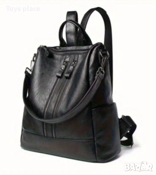 Нова дамска кожена раница , снимка 1