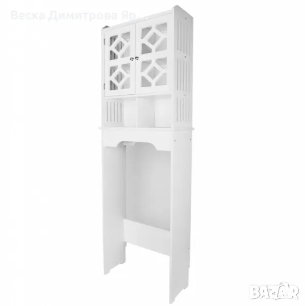Waterproof Bathroom стилен шкаф за баня над тоалетна 48 х 23 х 150 см;, снимка 1