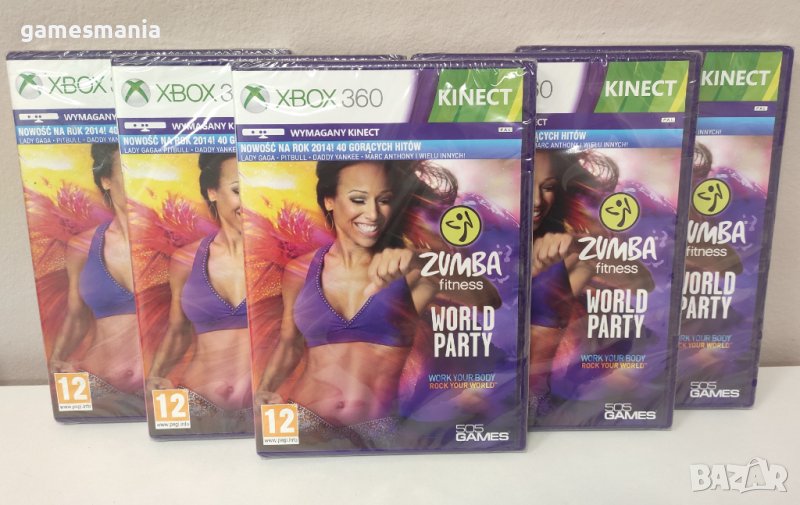 [xbox 360] Чисто НОВИ ! Zumba Fitness World Party / Зумба Фитнес, снимка 1