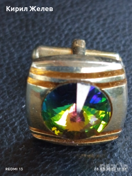 Винтидж бутонели позлатени с фацетиран кристал за КОЛЕКЦИЯ ДЕКОРАЦИЯ 50126, снимка 1