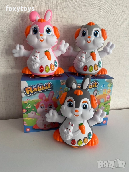 Танцуващо зайче с музика и светлина, снимка 1