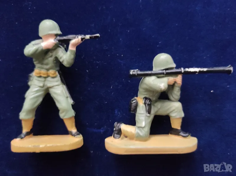 ръчно рисувани пластмасови военни фигурки, снимка 1