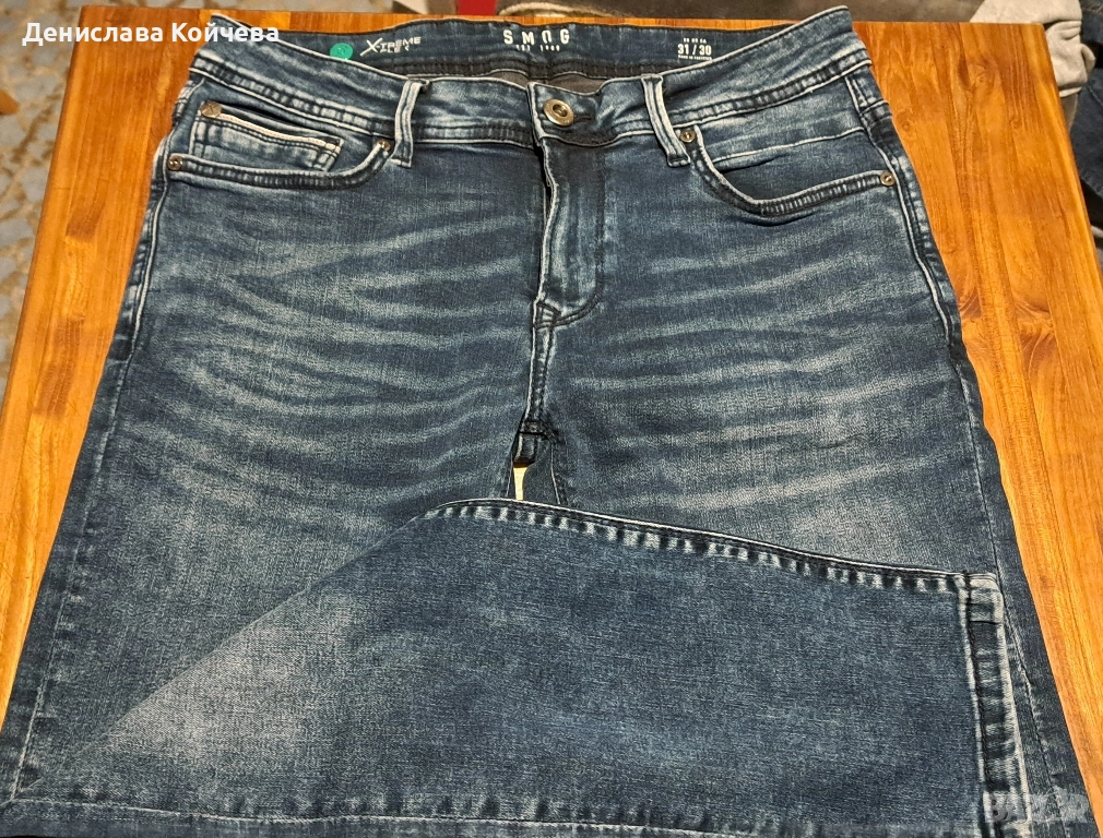 дънки 31/30 smog, снимка 1