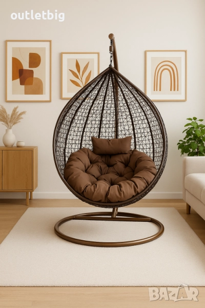 Градинска висяща люлка тип гнездо,яйце–Промоция! , снимка 1