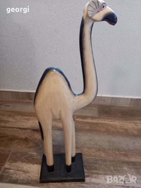 статуетка камила дърворезба , снимка 1