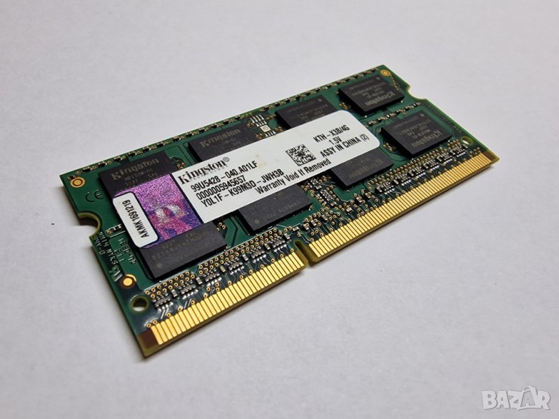 ✅4GB DDR3 16 чипа 1333Mhz Kingston Ram Рам Памет за лаптоп с гаранция! - 2, снимка 1