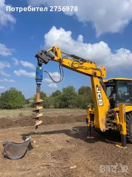 Услуги с хидравличен свредел за земя, снимка 1