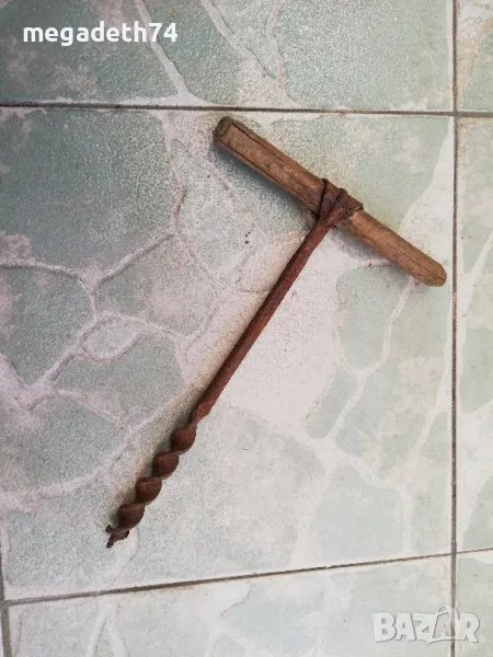 Старо дърводелско свредло, снимка 1