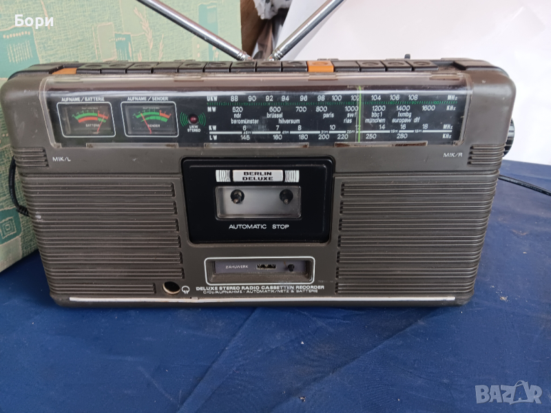 BERLIN DELUXE TR-806LS Радиокасетофон, снимка 1